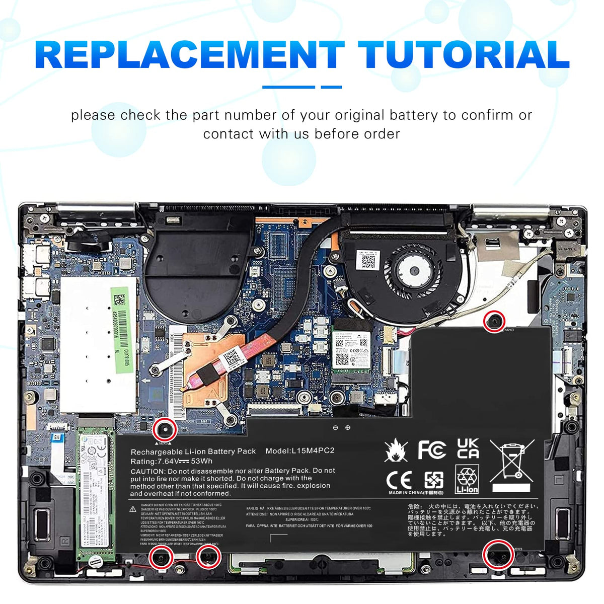 Fancy Buying lifestyle image of Yoga 710 with replacement battery powering laptop for portable productivity
