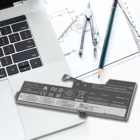 Fancy Buying battery on desk in workstation scene demonstrating restored laptop runtime benefit