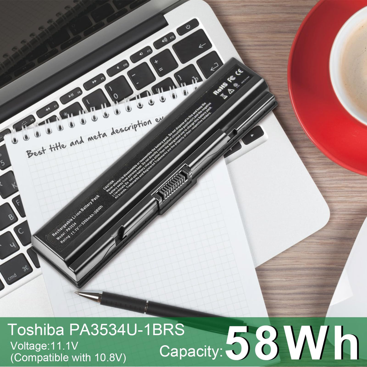 Fancy Buying PA3534U-1BRS battery for Toshiba Satellite A205/A210, portable power.