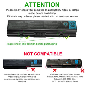 Fancy Buying PA3534U-1BRS battery for Toshiba Satellite L300 series, extended runtime.
