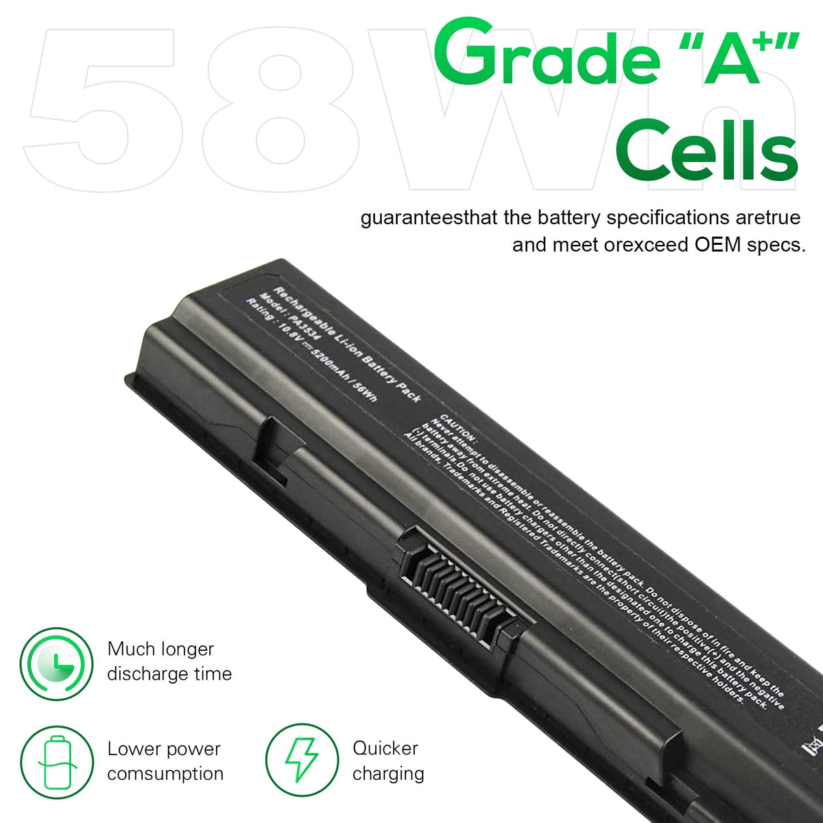 Fancy Buying PA3534U-1BRS battery for Toshiba Satellite L500 series, balanced design.