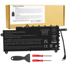 Fancy Buying battery front packaging showing product and model benefits