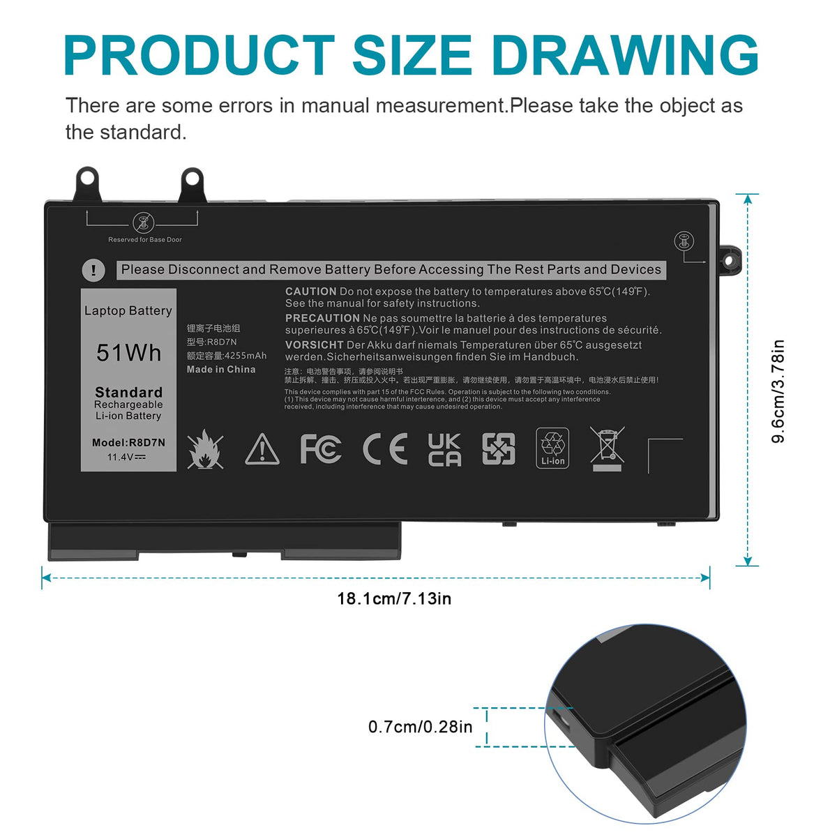 Fancy Buying R8D7N edge profile highlighting slim lithium polymer construction