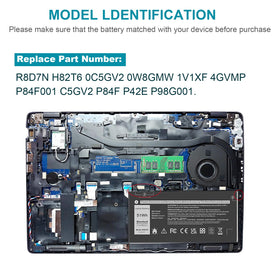 Fancy Buying R8D7N installed in a Dell laptop demonstrating secure fit and power restore