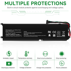 Fancy Buying battery next to ruler showing compact size and accurate fit