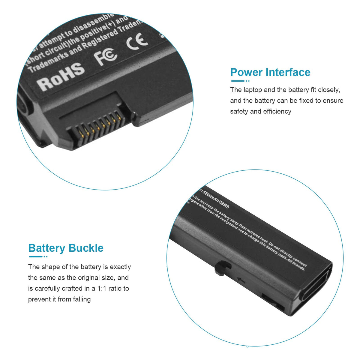 Fancy Buying side connector detail showing secure fit and reliable contact