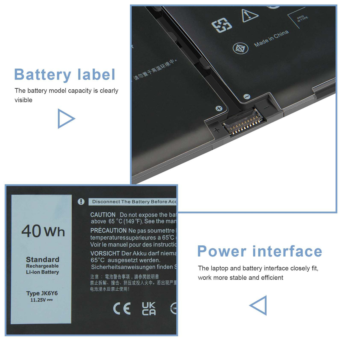 Fancy Buying side profile highlighting slim polymer pack for space-saving install