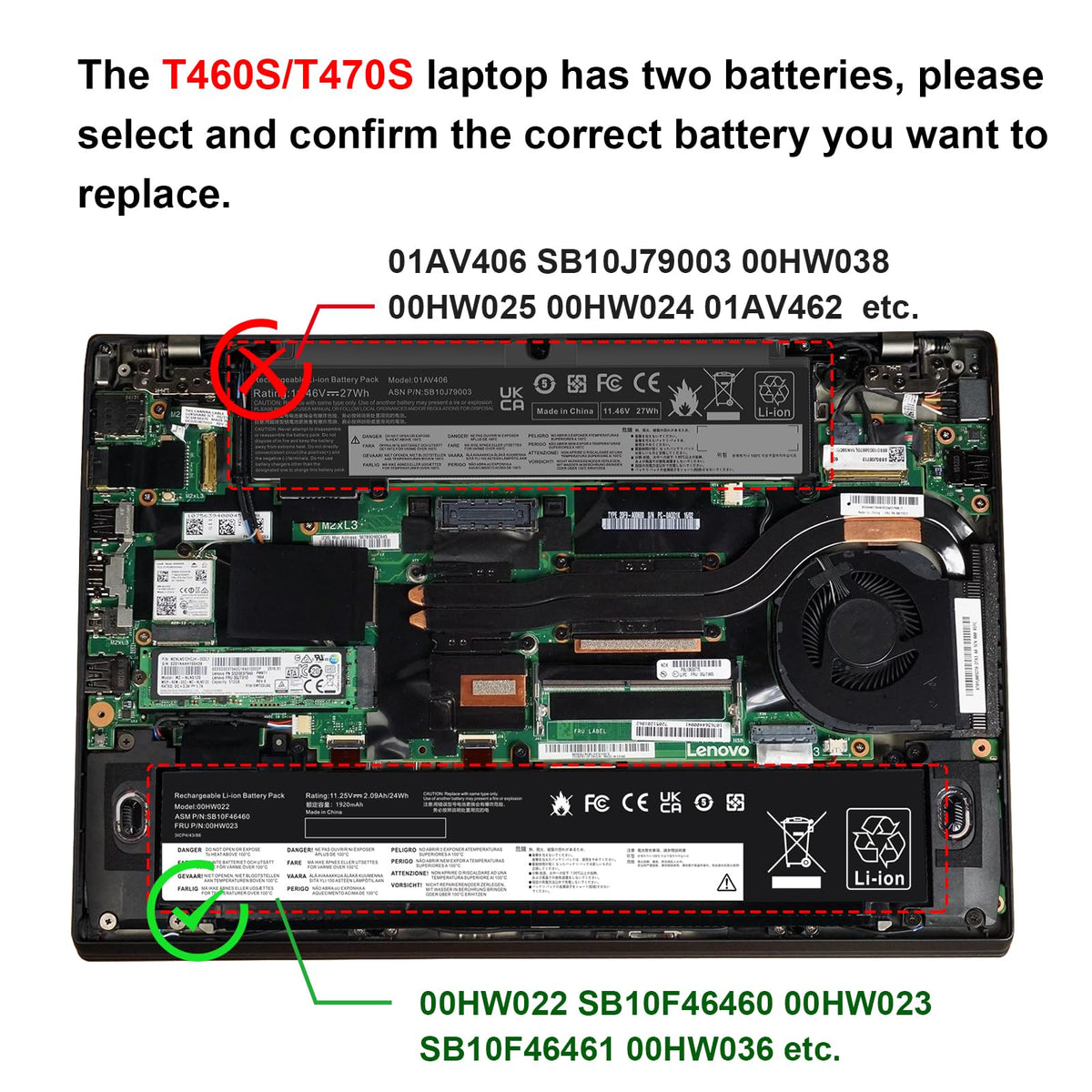 Fancy Buying battery next to ruler showing compact size for easy storage and correct fit