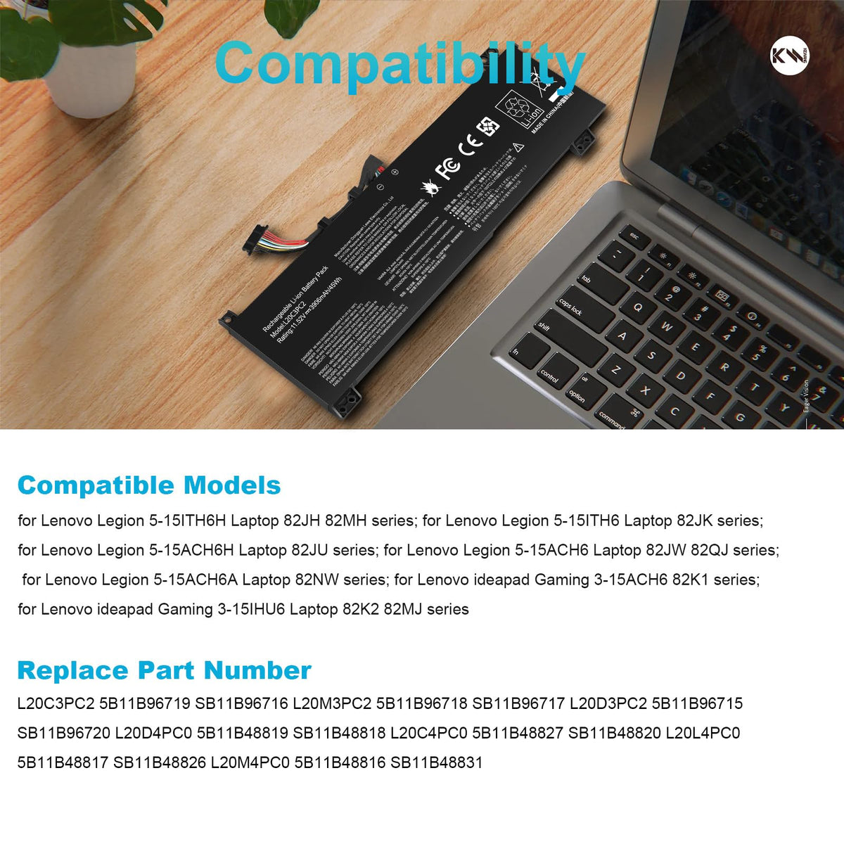 Fancy Buying battery next to ruler to show compact size and accurate fit