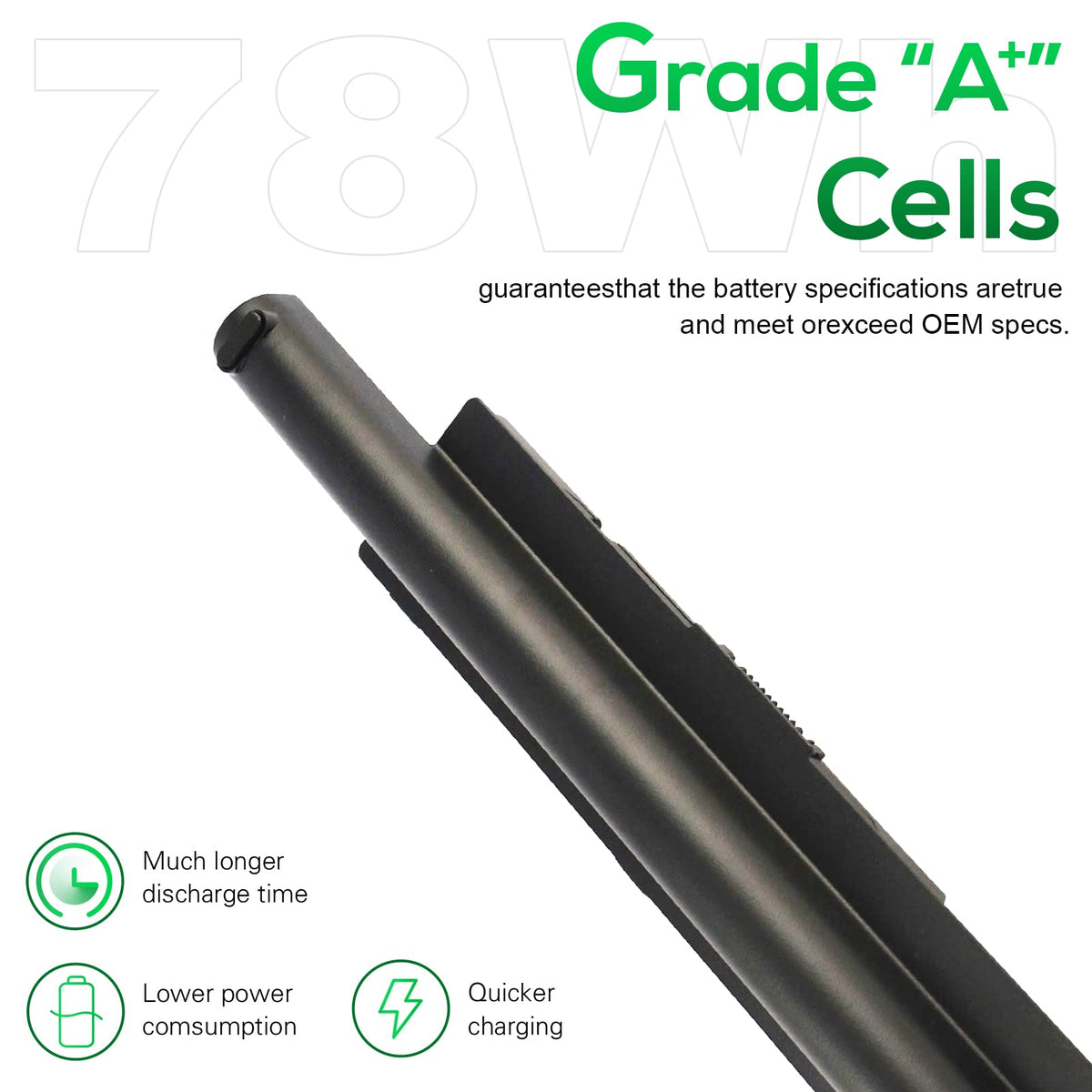 Fancy Buying battery next to ruler showing compact size for correct form factor fit