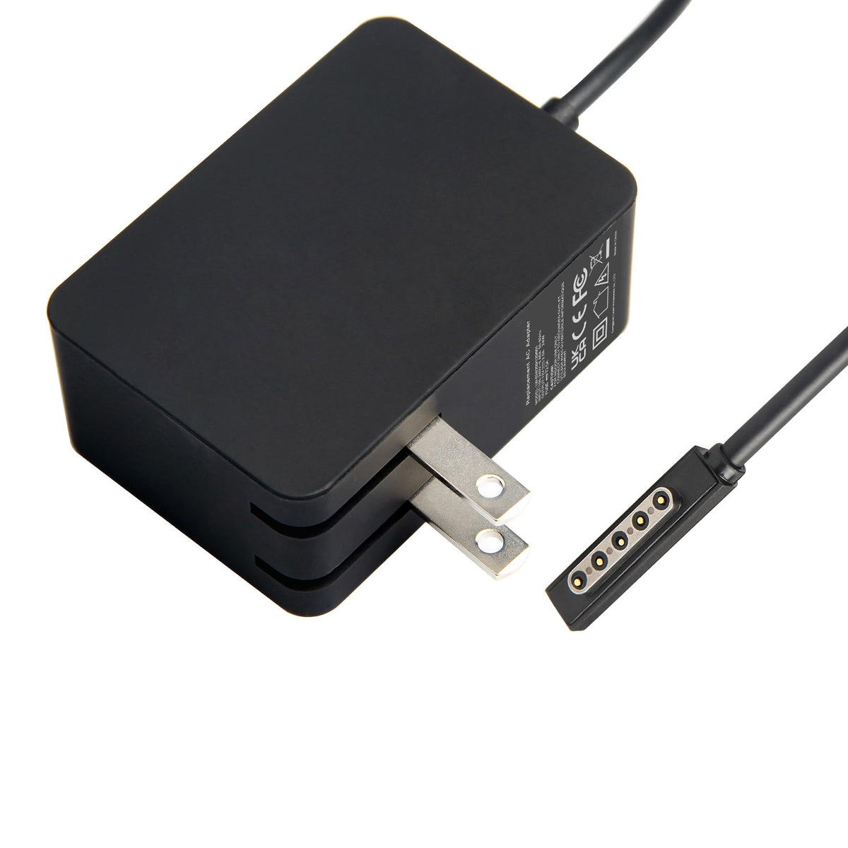 Fancy Buying Surface RT adapter connector closeup for secure charging.