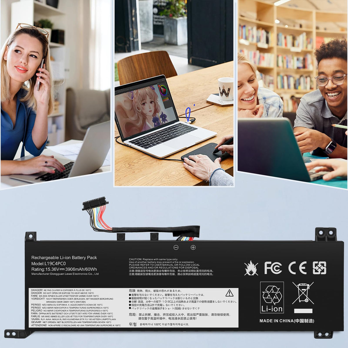 Fancy Buying warranty and spec sheet photo illustrating 12 month coverage