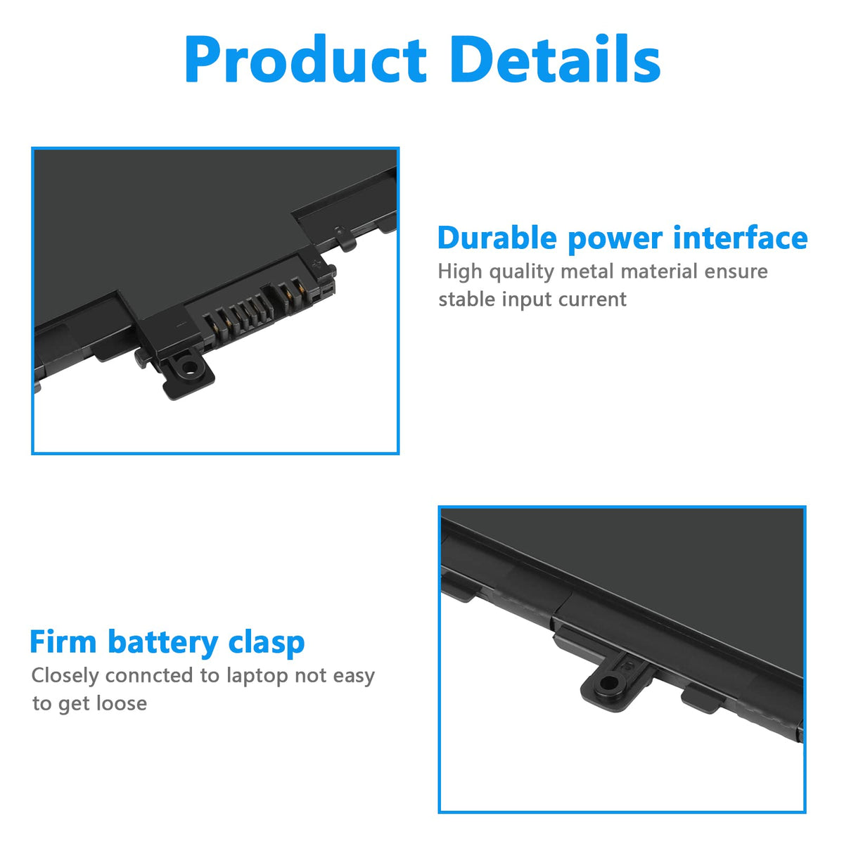Fancy Buying battery connector detail ensuring secure installation benefit