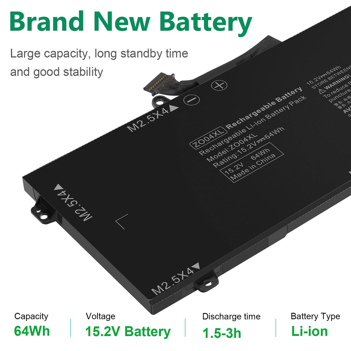 Fancy Buying side profile showing slim 4-cell pack for space saving