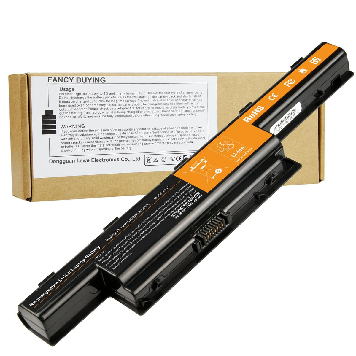 Fancy Buying AS10D31 58Wh battery exterior, built for reliable portable power