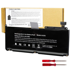 Fancy Buying front view of A1331 A1342 battery showing label and shape for easy identification