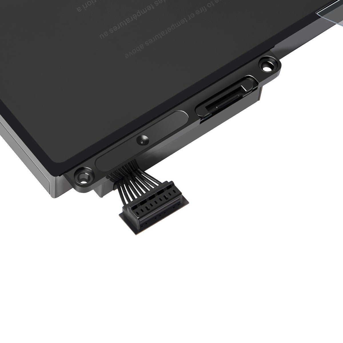 Fancy Buying battery placed on a desk with MacBook showing improved mobility and usability