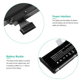 Fancy Buying side profile of battery illustrating thin unibody fit and space-saving design