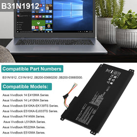 Fancy Buying B31N1912 installed in a VivoBook demonstrating restored power