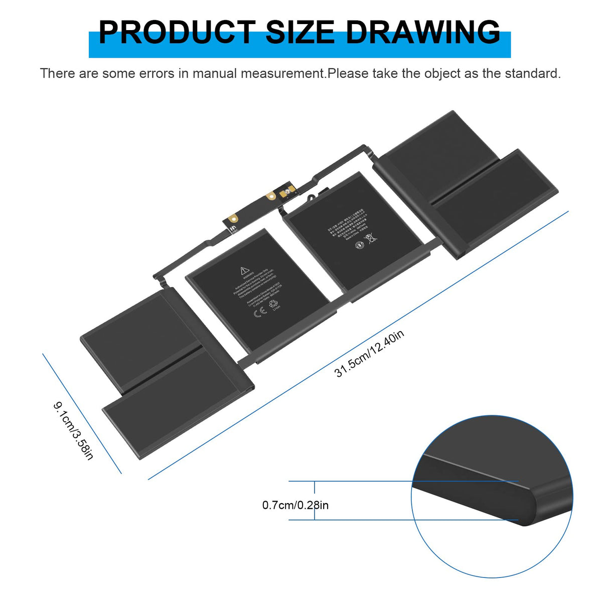 Fancy Buying back label with part numbers for accurate identification
