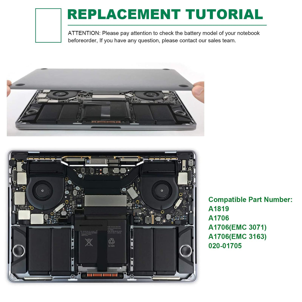 Fancy Buying top view showing cell layout and even power distribution