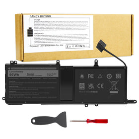Fancy Buying battery front label showing model and fit, clear identification benefit