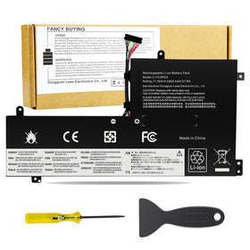 Fancy Buying battery front packaging showing model and capacity for easy identification