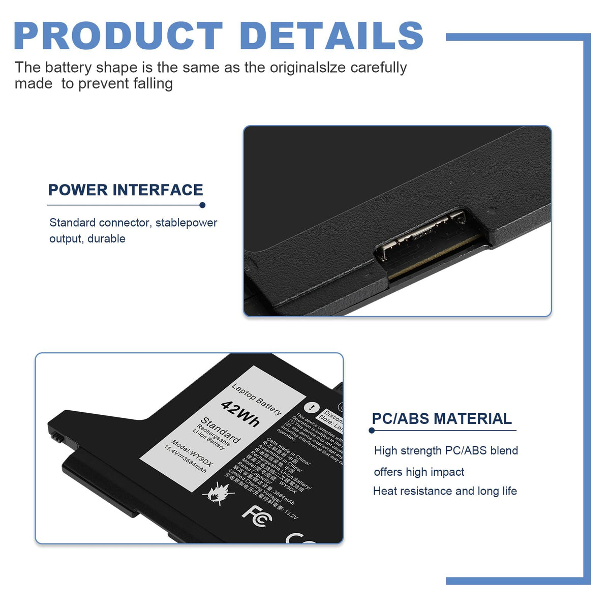 Fancy Buying battery installed in Dell laptop demonstrating compatibility and easy swap