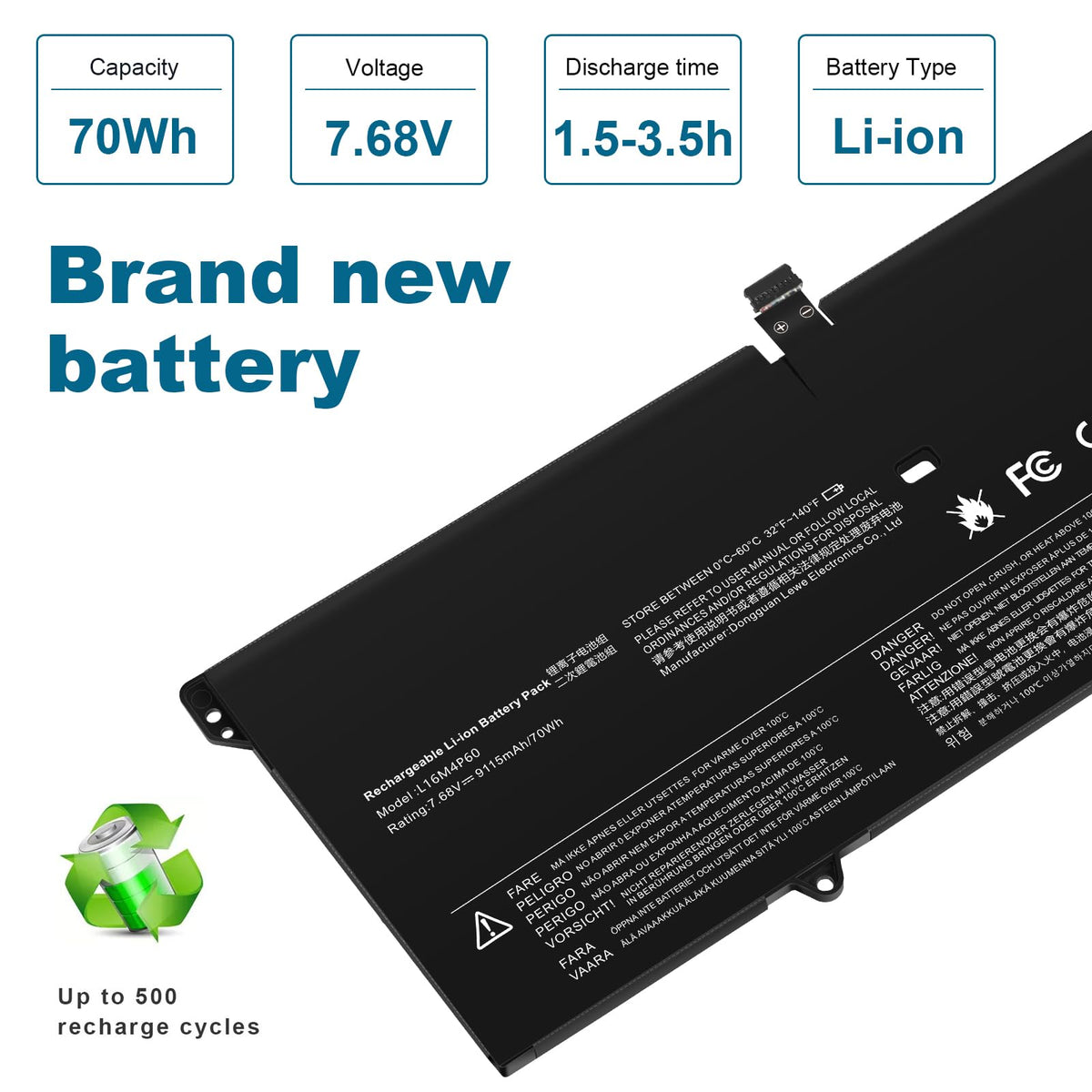 Fancy Buying side profile showing slim thickness that preserves laptop lid clearance and fit