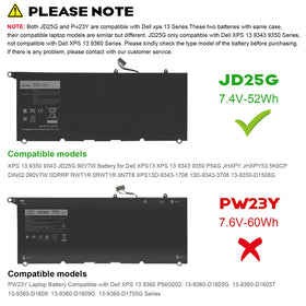 Fancy Buying battery top label close-up displaying model and safe compatibility