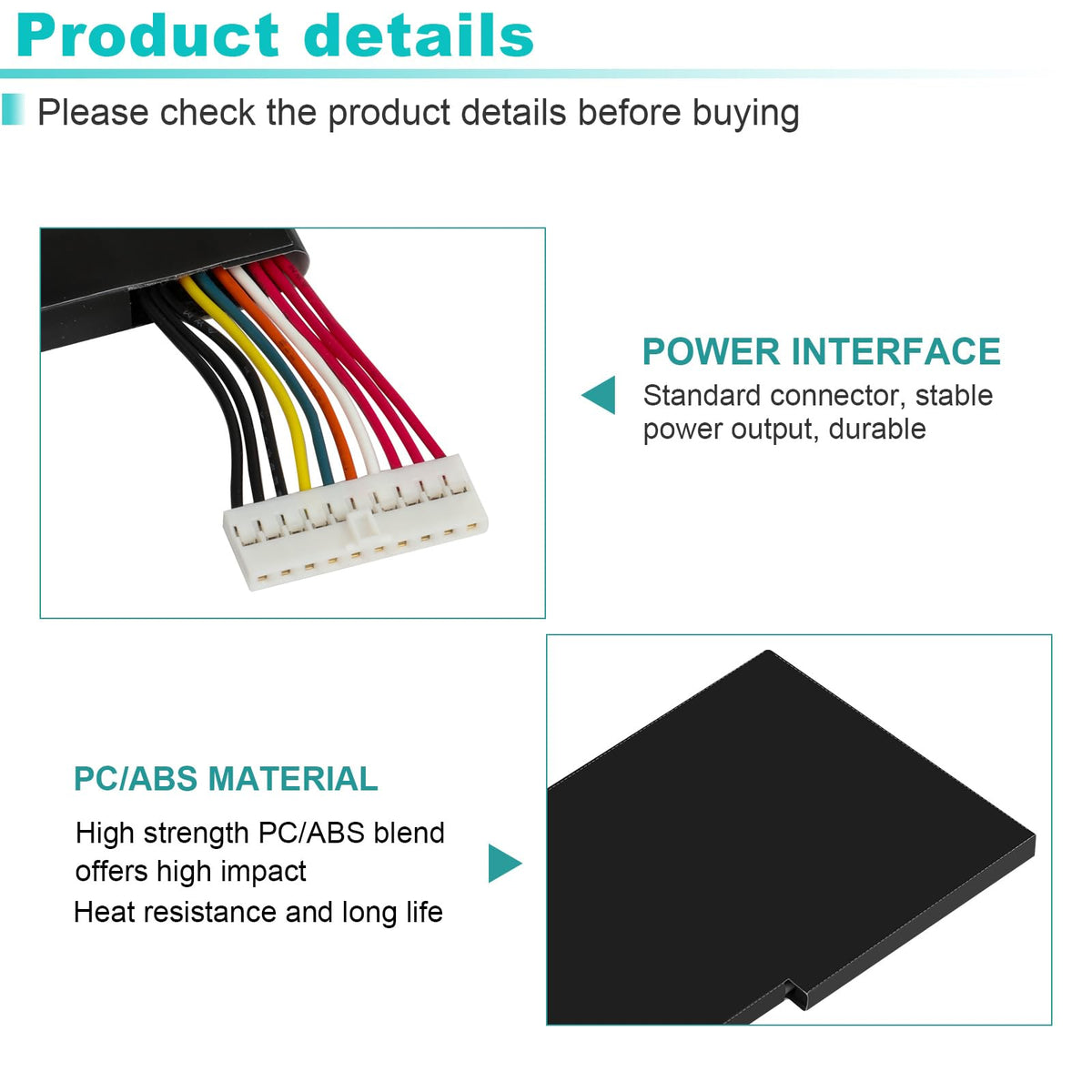 Fancy Buying BTY-M6K label and specs visible for model verification and confidence
