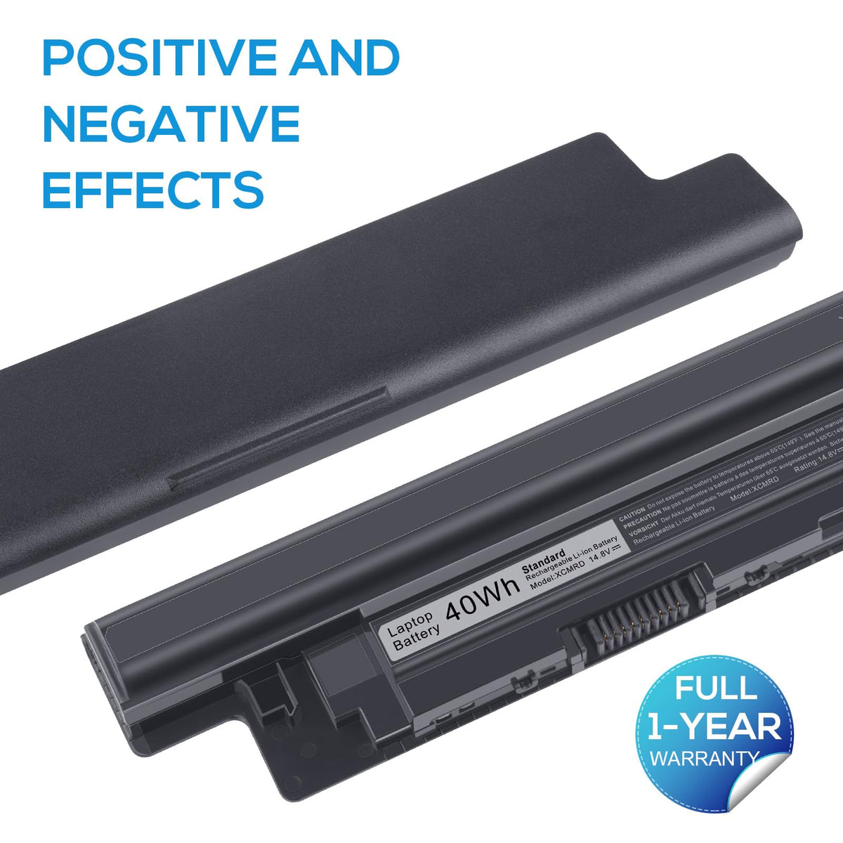 Fancy Buying Dell Inspiron 40Wh battery label closeup confirms part numbers