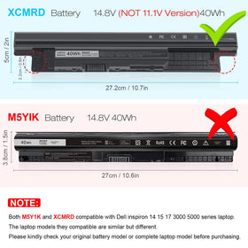 Fancy Buying Dell Inspiron 40Wh battery packaging shows ready-to-install replacement