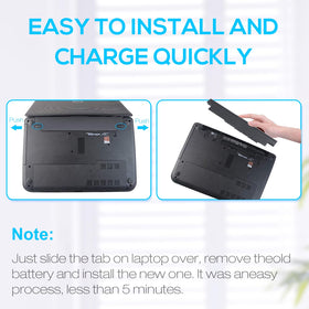 Fancy Buying Dell Inspiron 40Wh battery product shot emphasizes compact, lightweight design