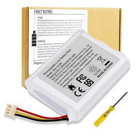 Fancy Buying front view of replacement ADT battery showing pack and capacity benefit