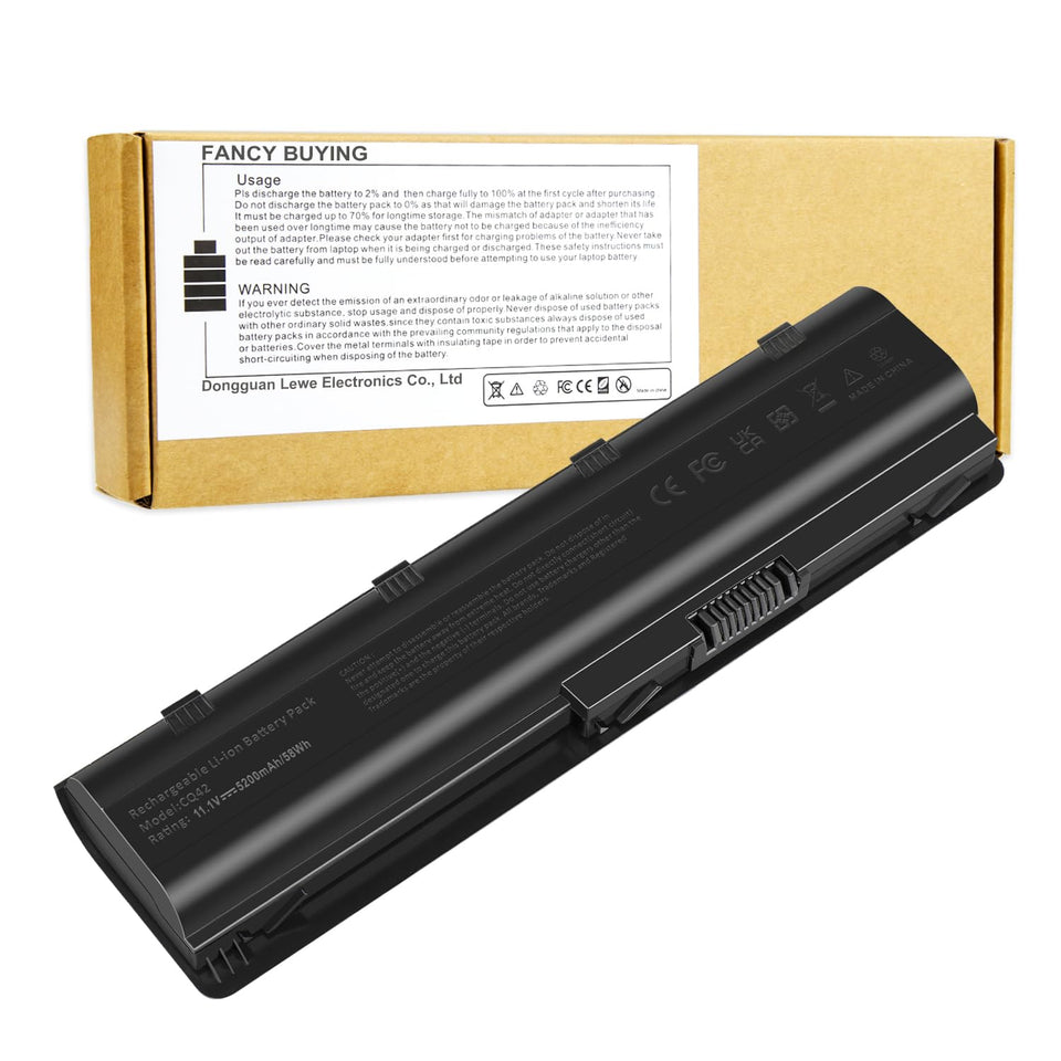 Fancy Buying front view of battery showing shape and connectors for reliable replacement
