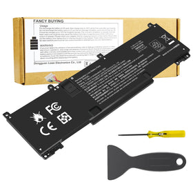 Fancy Buying front view of RH03XL battery showing model and benefit: quick swap