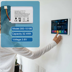 Fancy Buying battery in home security setup showing restored backup power peace