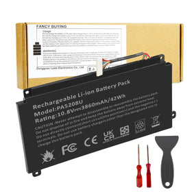 Fancy Buying battery front packaging showing model and compatibility, ensures correct purchase