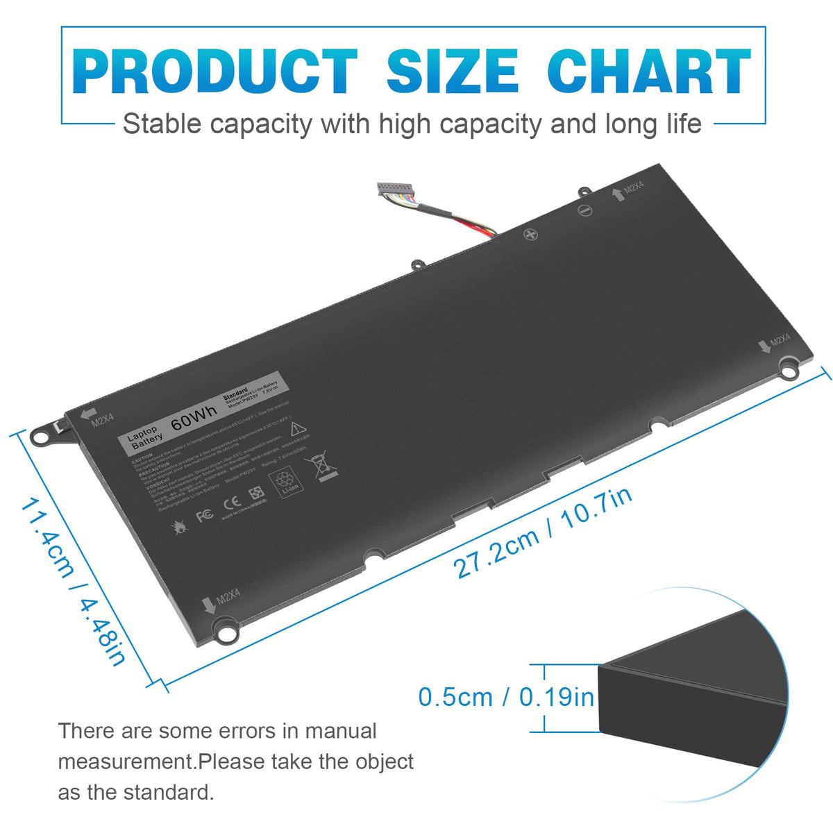 Fancy Buying battery installed in Dell XPS 13 showing easy direct replacement