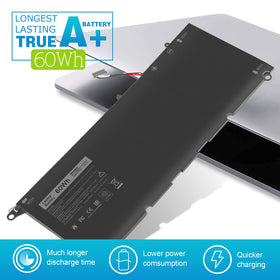 Fancy Buying battery on a workspace showing restored laptop portability