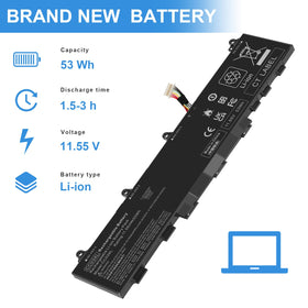 Fancy Buying side profile showing slim battery thickness to verify fit in laptop bay