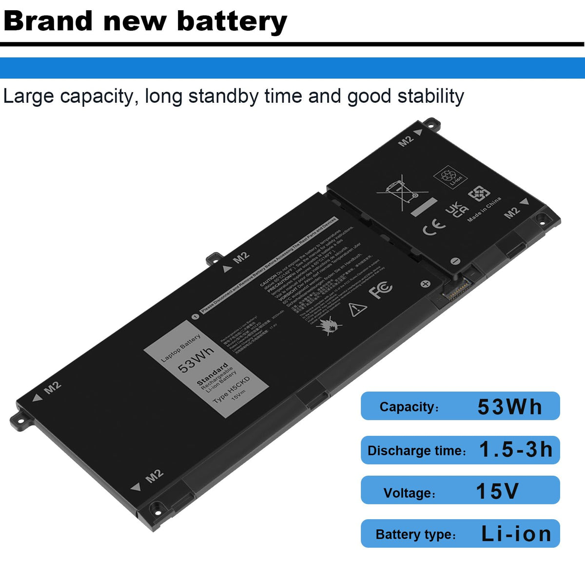 Fancy Buying side profile showing slim 4-cell design for portability benefit