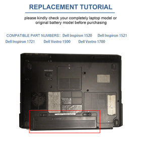 Fancy Buying battery next to ruler showing size and scale for fit confirmation
