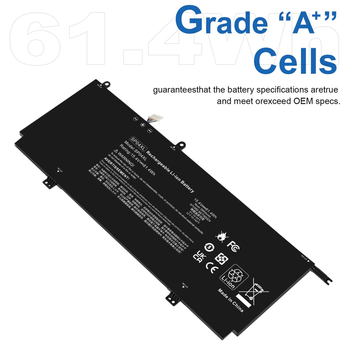 Fancy Buying battery in a laptop on a desk improving mobile productivity