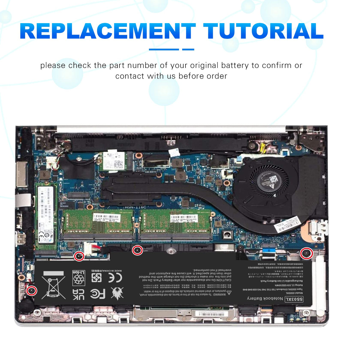 Fancy Buying battery in a workspace demonstrating longer runtime for productivity
