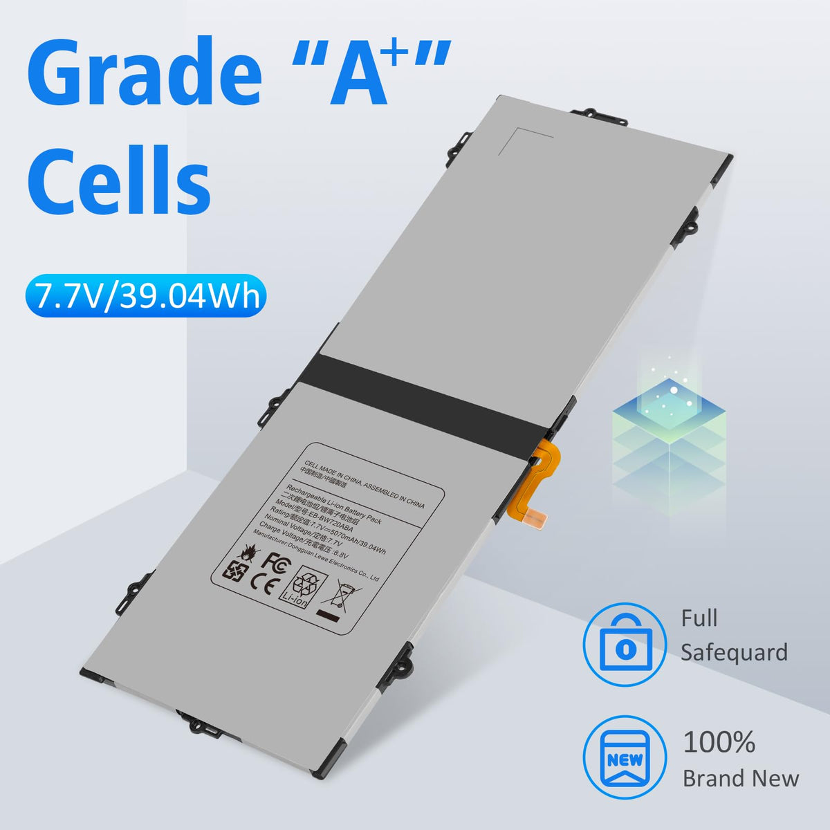 Fancy Buying top view showing connector and terminals for straightforward swap