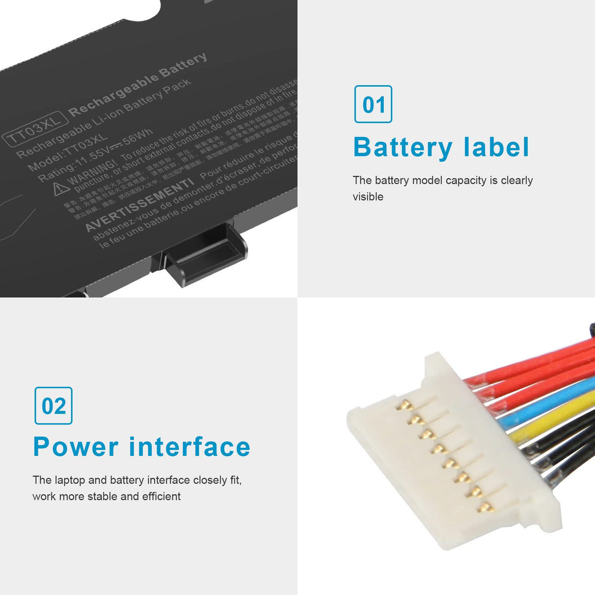 Fancy Buying TT03XL installed in an EliteBook showing fit and restored battery runtime