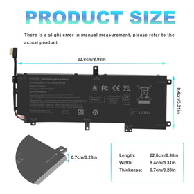 Fancy Buying VS03XL label closeup with part numbers for correct model match