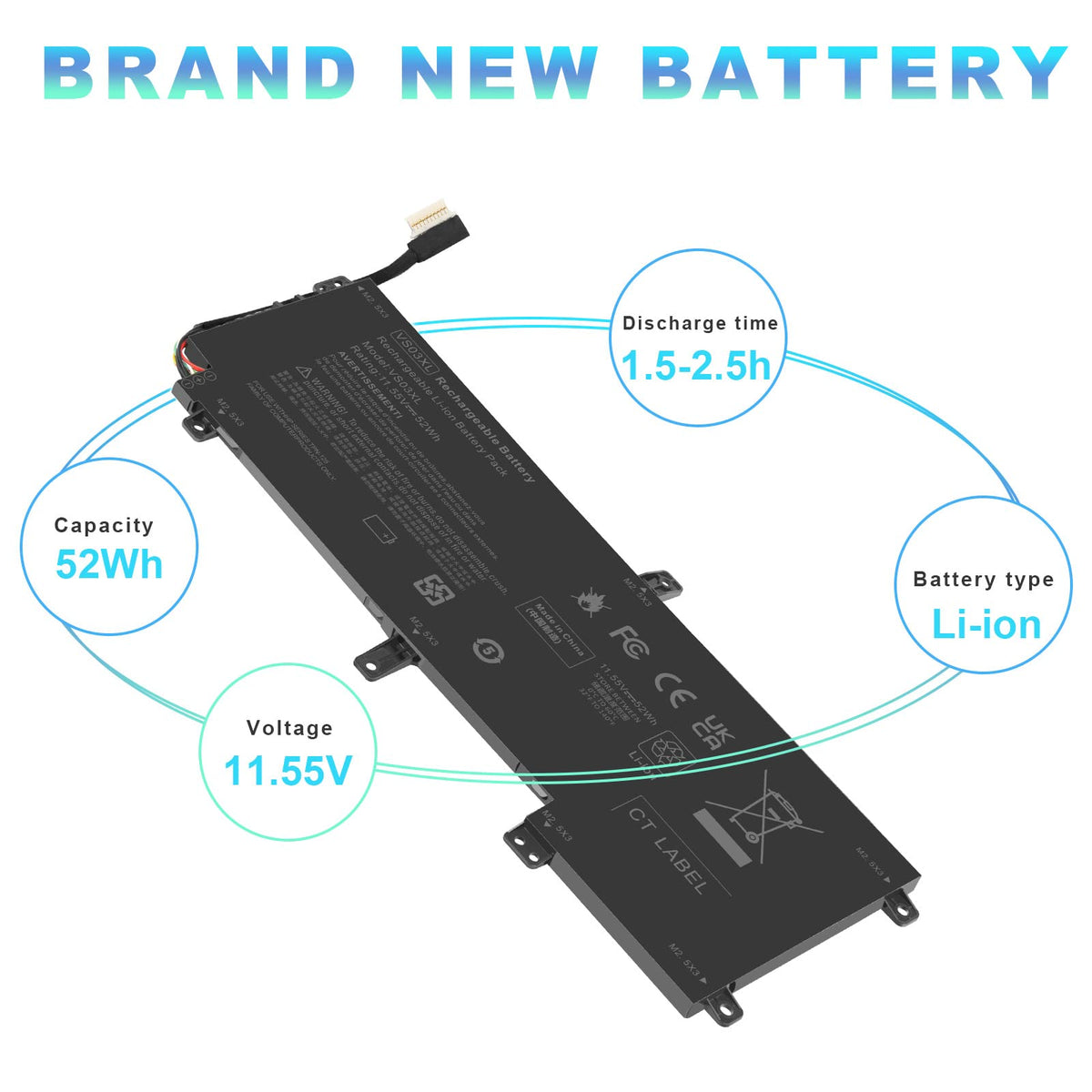 Fancy Buying VS03XL top profile highlighting slim design for laptop fit
